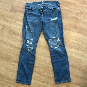 Comfy trendy 7 for all mankind jeans